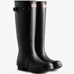 HUNTER Women's Original Tall Adjustable Buckle Snow Rain Boots - Size 7